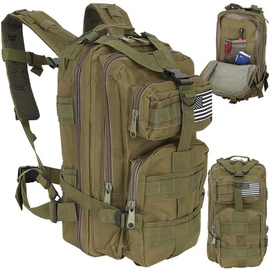 Small green hiking backpack 23243