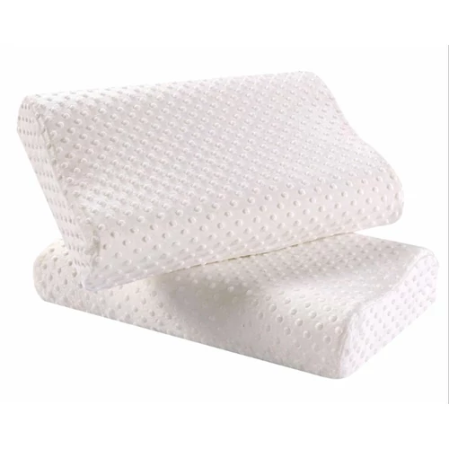 Memóriahabos párna 46x28x5-7 5cm termoplasztikus nyakcsigolya-támasztó ekrü