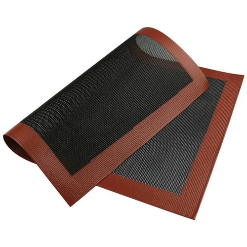 Szilikon sütőlap mikroperforált 40x30 cm fekete tpe