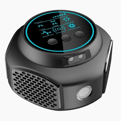 Ultrahangos rovar-rágcsáló riasztó 20-45khz 100m2 4 mód usb-c 12x7cm AT