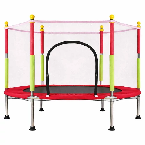 Gyermek kerti trambulin 140cm piros