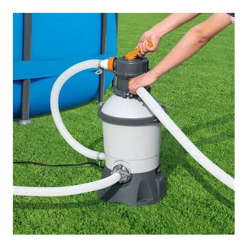 Bestway homokszűrős medenceszivattyú – 3596 l/h, szürke