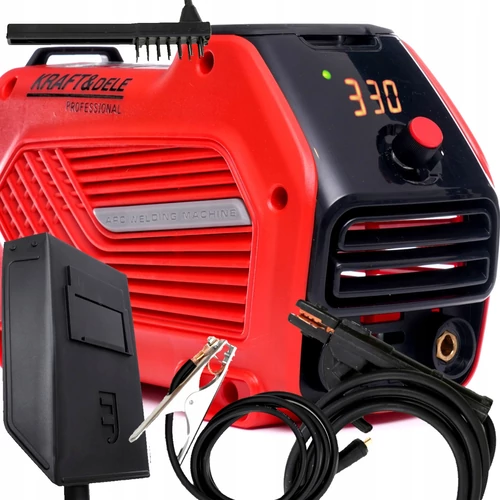 Kraft&amp;Dele IGBT MMA, LCD inverteres hegesztőgép, kézi pajzzsal, KD1869, 28-330A