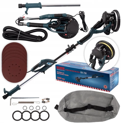 Boxer Gipszkarton és Vakolat csiszológép tartozékokkal BX-700, 2200 W
