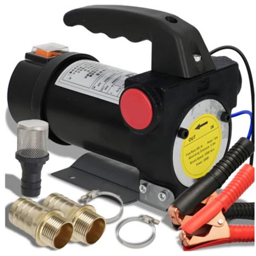 Mobil dízel szivattyú olajszivattyú 12 V - 40 l/perc