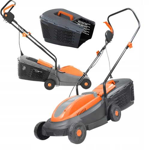 Kraft&amp;Dele Elektromos Fűnyíró 25L fűgyüjtővel magasságállítóval 32 cm vágás szélesség 2600W