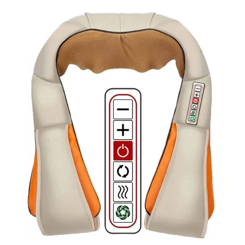 Shiatsu 3D Nyak és váll masszírozógép, fűtő funkcióval