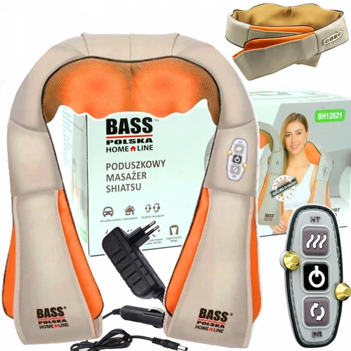 Shiatsu masszírozó nyakra, testre és hátra
