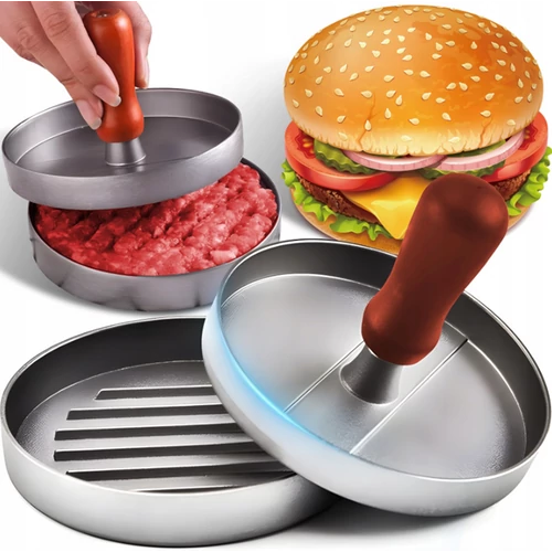 Présforma grillpogácsákhoz hamburgerekhez