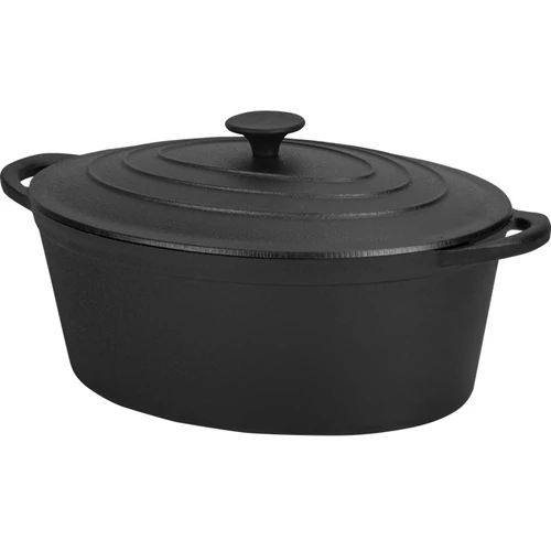 Kraft&Dele Öntöttvas serpenyő fazék, 33 cm, 6,4 L, KD4246