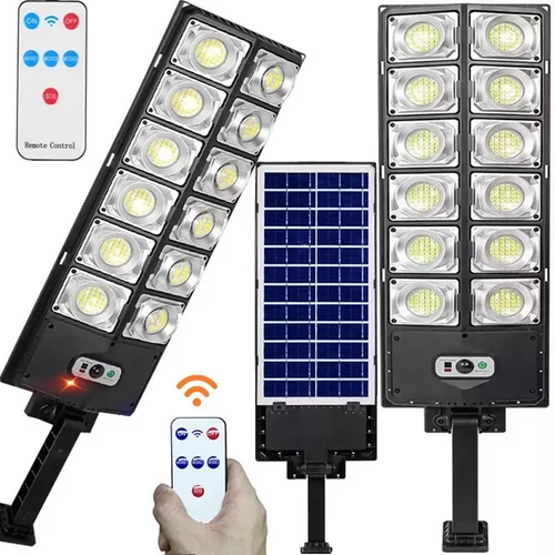 Nagyméretű XXL kültéri napelemes, időjárásálló, LED reflektor, 600W, IP65