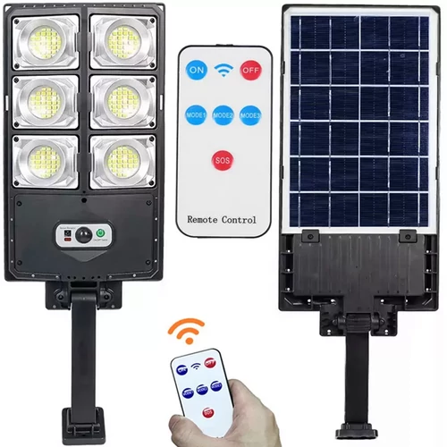 Kültéri napelemes, időjárásálló, 180 COB LED reflektor, 250W, IP65