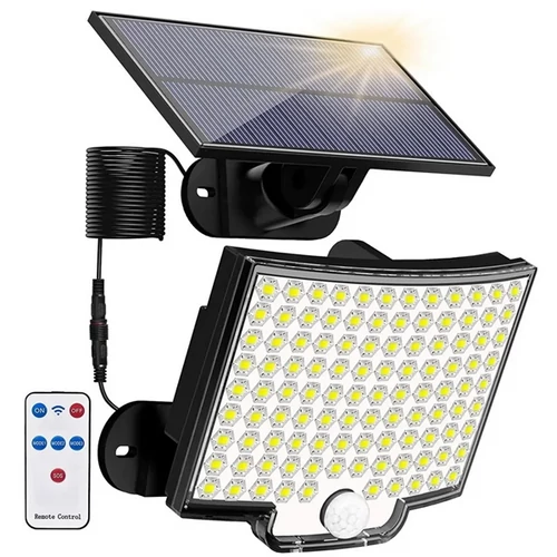 106 LED-es napelemes reflektor, mozgásérzékelővel, 30W