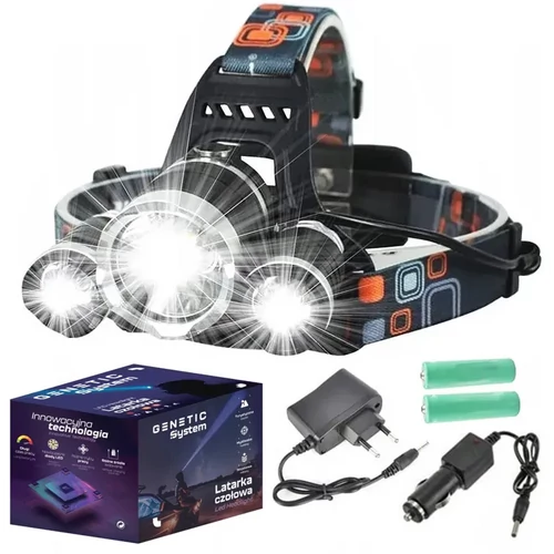 Extra erős SWAT 3 x CREE T6 fejlámpa, 2 féle adapterrel, 4 világítási mód, 2100 Lumen