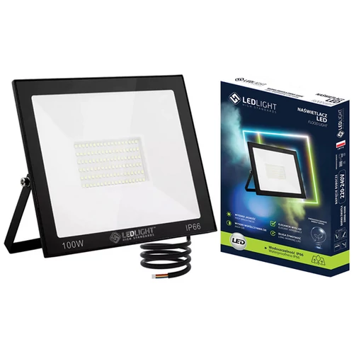 100 W-os halogén LED reflektor, IP66, hideg fehér