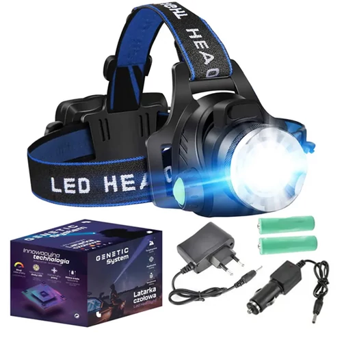Extra erős SWAT 3 x CREE T6 fejlámpa, XML T6 diódával + 2 db 18650 6800mAh, 4.2V, zoom funkcióval