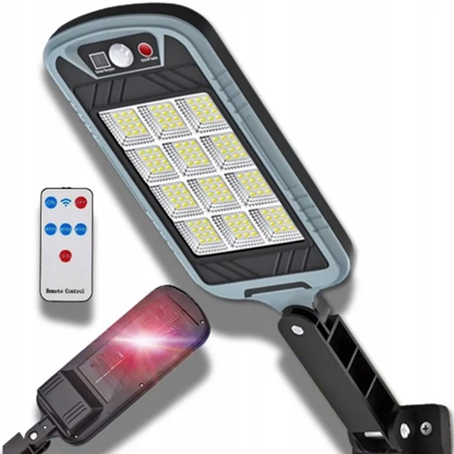 Extra erős 144 LED-es napelemes reflektor, mozgásérzékelővel, 