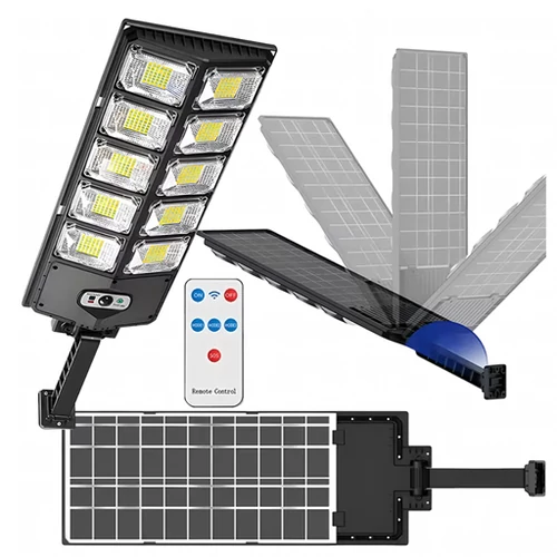 Nagy teljesítményű XXL kültéri napelemes, időjárásálló, 420 COB LED reflektor, IP65