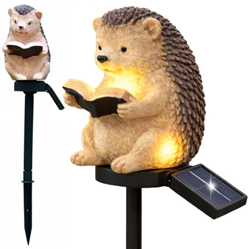 Napelemes kerti LED lámpa Süni vízálló alkonyérzékelővel, kertbe, 40 cm