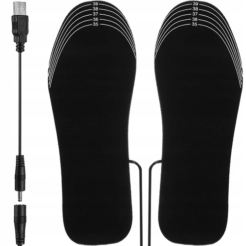Méretre vágható USB-s fűthető talpbetét cipőkhöz, 35-41