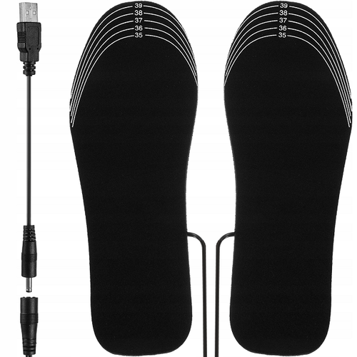 Méretre vágható USB-s fűthető talpbetét cipőkhöz, 35-41