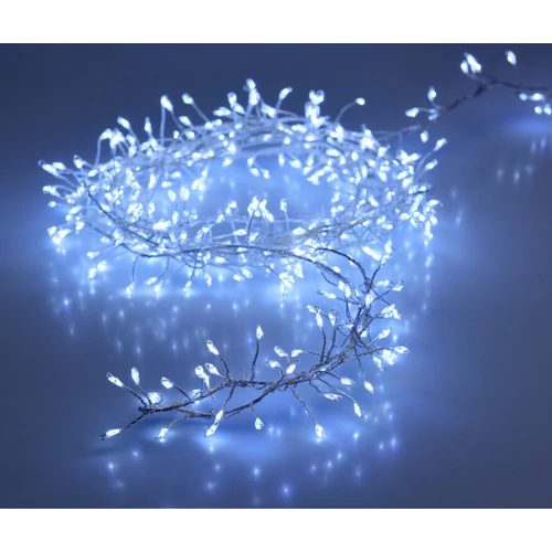 720 micro LED-es BOA fényfüzér, kültéri-beltéri hálózati, hideg fehér, 7 m