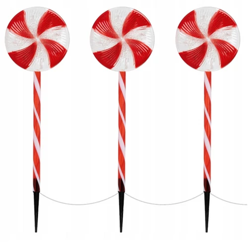 3 db-os LolliPop világító cukorka 60 LED-el