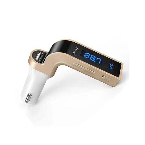G7 bluetooth FM transmitter és kihangosító, 2 db USB bemenettel