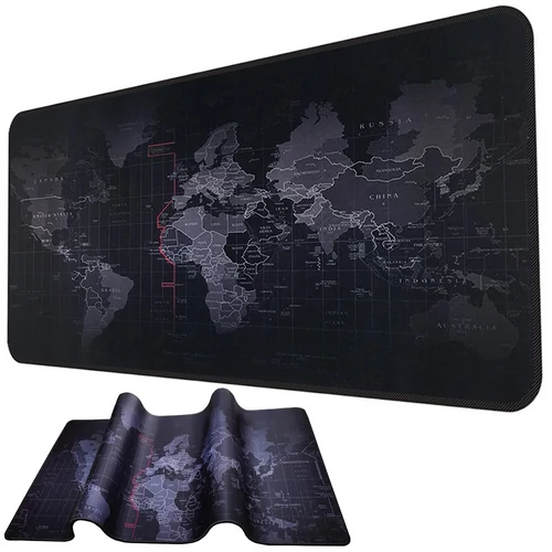 Nagyméretű XXL játék egérpad, térkép, 90x40 cm