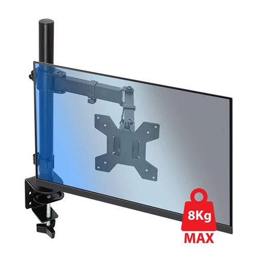 Fém, erős és stabil asztali monitor tartó konzol 10"-től 27"-ig terjedő monitorokhoz