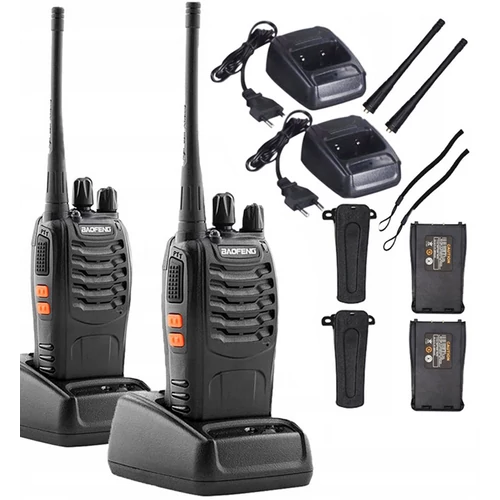 Boafeng Walkie Talkie 2db-os, 16 előreprogramozott PMR, 1500 mAh