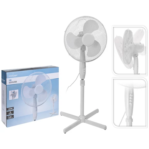 Excellent Electrics álló ventilátor, 40 cm, 3 fokozattal, 125 cm magas 