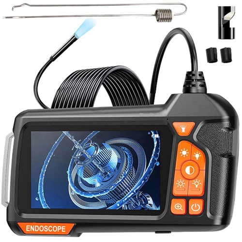 Digitális endoszkóp kamera 4,3" HD LCD kijelzővel, 5 m kábel, IP67 vízálló, 6 LED, VG