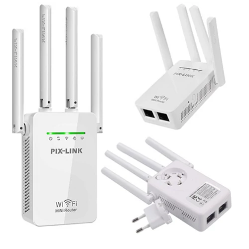 WIFI hatótávnövelő átjátszó erős 300 MB/S, 2 üzemmód, WPS Funkció,VG