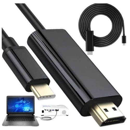 USB-C 3.1 Type C  HDMI 4K Kábel MHL Adapter 205 cm 