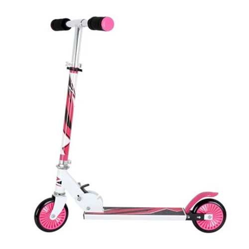 XQmax összecsukható roller, gyerekeknek, 50 kg teherbírással, rózsaszín