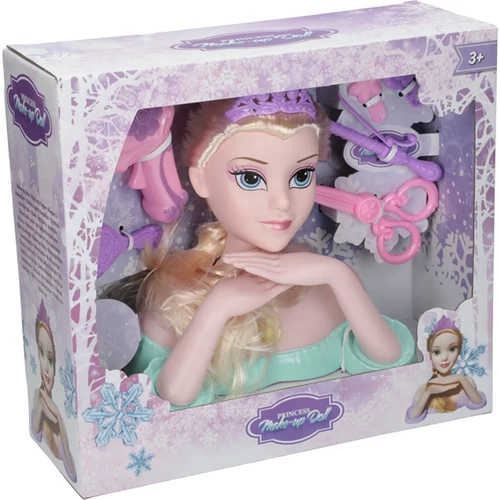 Princess Smink Styling baba fej, 21 cm 
