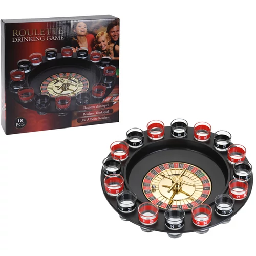 Ivós Játék Roulette, 16 feles pohárral 