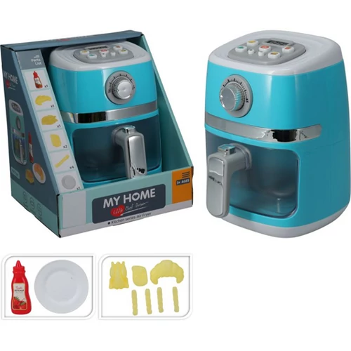 MyHome valósághű játék Air fryer fény- és hanghatással, 15x16,5x20,5 cm