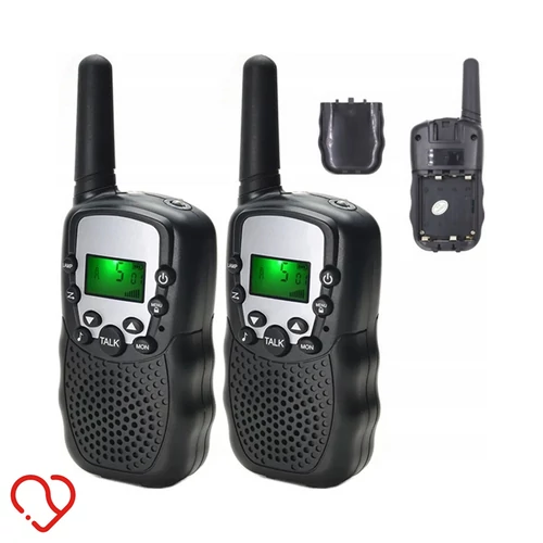 Walkie Talkie 2db-os, gyerekeknek 99 csatorna, zseblámpa funkció, 3 km hatótáv