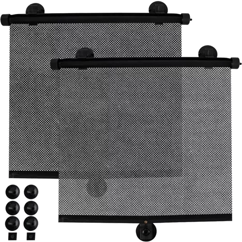 Autós ajtóablak sötétítő árnyékolóháló, 68 x 50-120 cm, 2 db 