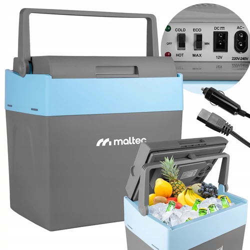 MasterCold Hordozható autós-kemping hűtő 12/230V 25L