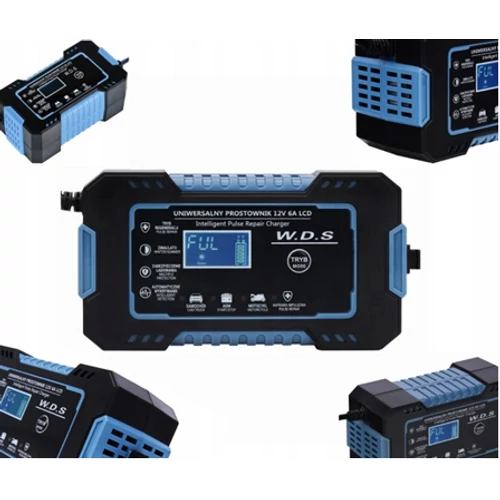 WDS Automata akkumulátortöltő 4 üzemmóddal 12V 6A WDS2230