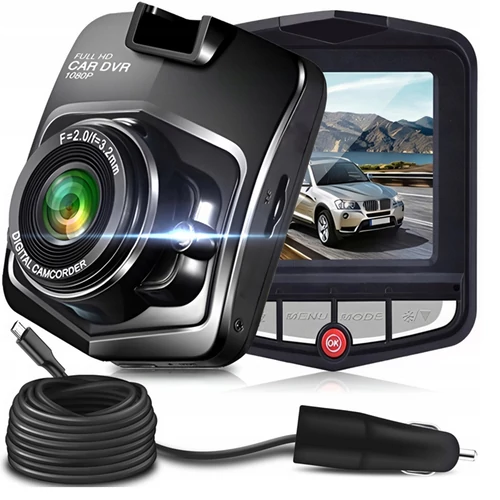 Full HD autós eseményrögzítő kamera, Dash cam, 2,2", RT