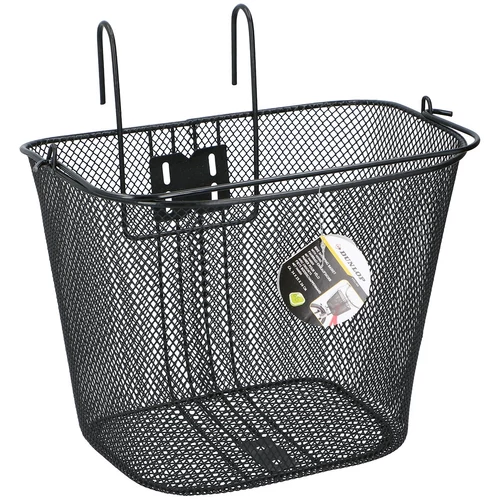 Dunlop 20L acél első kerékpárkosár kormányra - 34x25x26 cm max. 5kg terhelhetőség