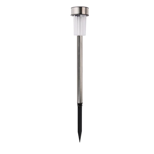 Napelemes inox kerti LED lámpa, 36 cm