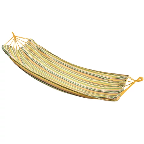 Függőágy tárolózsákkal, 200 cm x 100 cm, sárga
