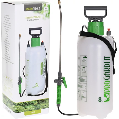 ProGarden nagynyomású rézfúvókás permetező, 8 L