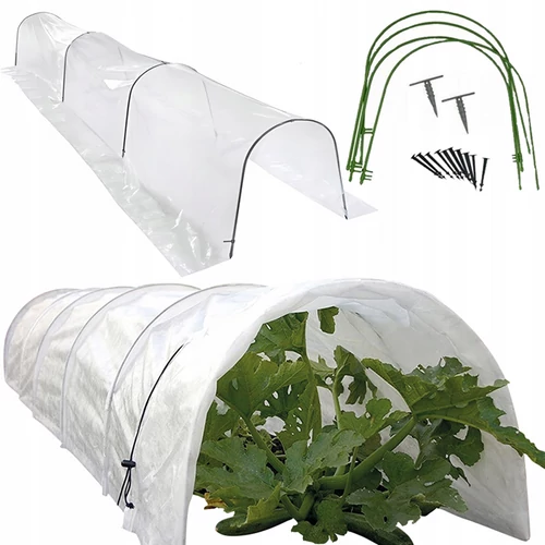 GardenLine XXXL Palántanevelő fóliasátor készlet 8 bordás 1 8 x 10 0 m