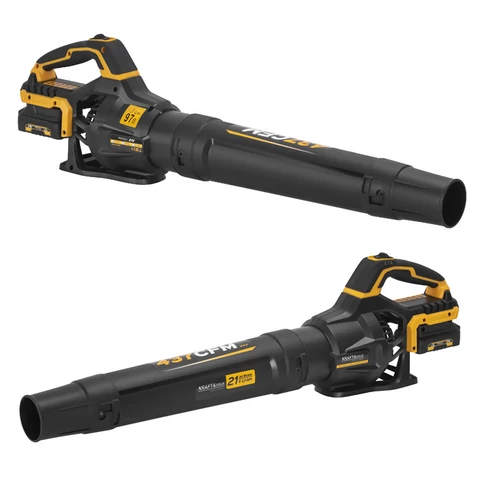Kraft&Dele Jet Blower Nagy Teljesítményű Akkumulátoros Li-ion, 21 V, 3 Ah levélfúvó, 16 000 fordulat/perc,  Légáramlás 9 vagy 12,4 m³/perc